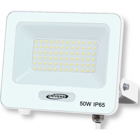 TrAdE Shop Traesio - Faro Proiettore Smd Led Floodlight 50 W Slim Ip65 Luce 3000k 4000k 6500k Ek05-50w - Bianco-Bianco Freddo - (1/3)