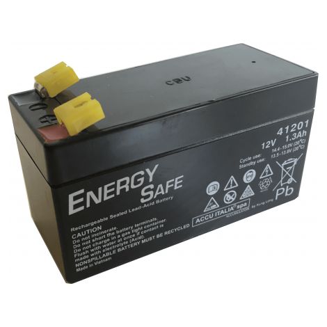 Batterie VRLA AGM au plomb Energy Safe Series 12 V 1,3 Ah C20 (F1)