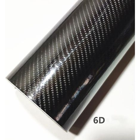 Film de protection en carbone pour voiture, moto et vélo - 30 x 150 cm, film adhésif 6D (1/5)