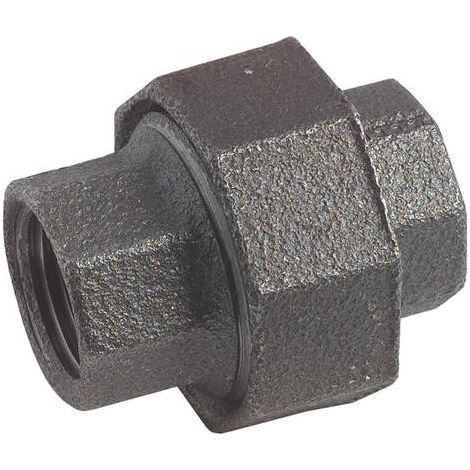 RACCORD UNION CONIQUE FONTE NOIRE DOUBLE FEMELLE N° 340