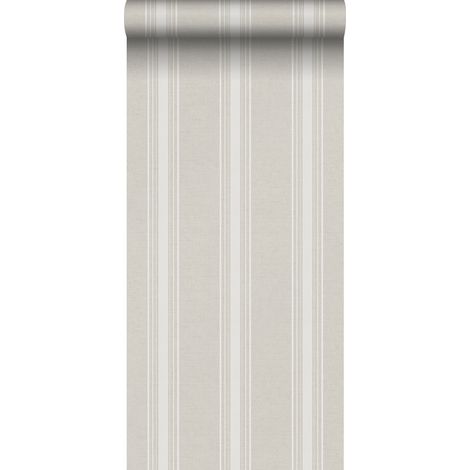 papier peint à rayures beige et blanc - Sanders & Sanders (1/5)