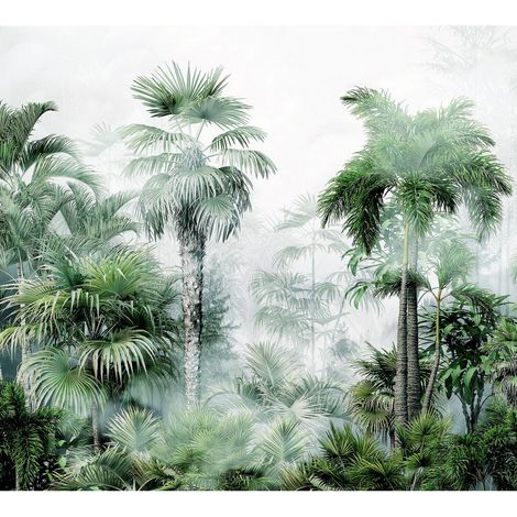 Papier peint foret de palmier jungle 225 x 270 cm (1/3)