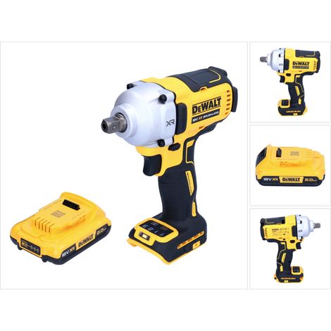 Llave de impacto sin cable DeWalt DCF 892 N 18 V 812 Nm 1/2" sin escobillas + 1x batería recargable 2,0 Ah - sin cargador