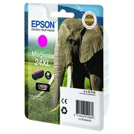 Cartucho Epson 24XL Magenta XP-750 XP-850