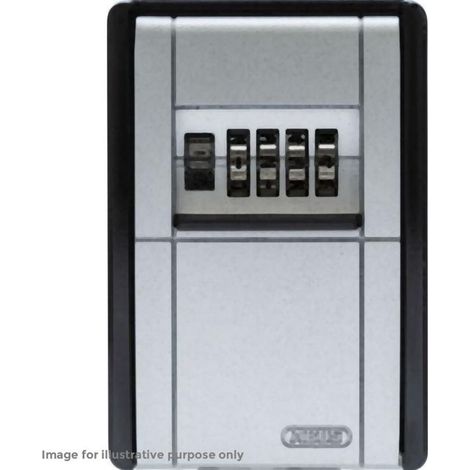 ABUS 787 LED BIG KeyGarage B Wall-Mounted Key Storage Box with Code, Illuminated Compartments, Holds Up to 38 Keys, Weather-Resistant Blister Packaging