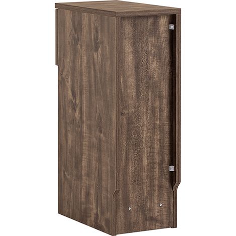 Sobuy – Table de chevet étroite avec tiroir et 2 étagères – Rangement bois foncé pour espaces réduits – Dimensions 20 x 35 x 60 cm – FBT111SN