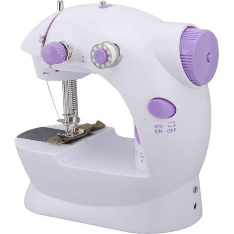 Machine à coudre portable 202 Mini, petite machine à coudre électrique portative, norme européenne (1/5)