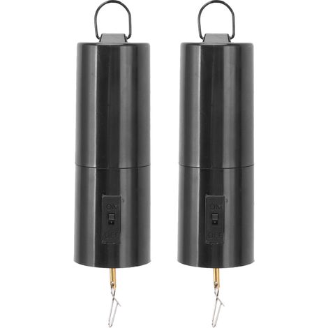 Moteur rotatif à piles, 2 pièces, multi-usages, pour décoration de cour Mobile, ornement suspendu, Sculpture extérieure (1/5)