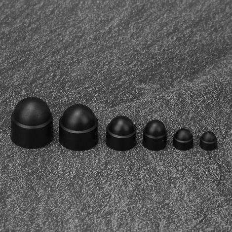 Kit de 145 écrous à dôme en PE M4 M5 M6 M8 M10 M12 - Quincaillerie à capuchon hexagonal (1/5)