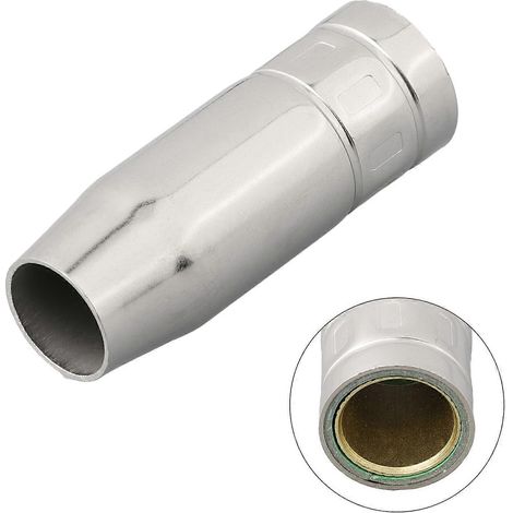 buse à gaz MIG 15 mm, tête de torche de découpe, embout conique en cuivre électroplaqué pour torche de soudage MIG/MAG Binzel MB 25AK (1/5)