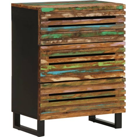 Sideboard 60x34x75 cm Massivholz Akazie