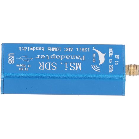 Récepteur SDR (radio logicielle à large bande) MSI.SDR, kit d'antenne de test, oscillateur TCXO 0,5 ppm, 10 kHz – 2 GHz (1/5)