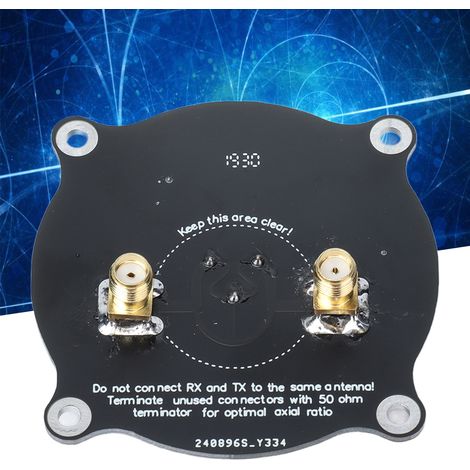 Antenne triple alimentation Pagoda, antenne réceptrice rotative 5,8 GHz, antenne panneau plat Pagoda (1/5)