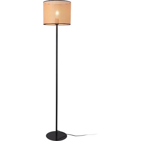 Piantana lampada lampada 154 x 30 cm nero beige 030007271