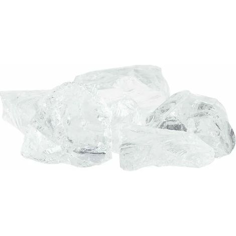 Pierre de jardin blanche, verre de 12 cm (1/5)