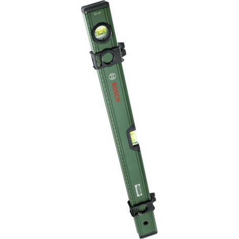 Bosch Niveau a bulle 60 cm (2 curseurs, fioles horizontale/verticales fluo, échelle métrique, rainure en V) (1/5)