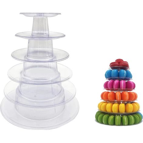 Alzata per macaron a 6 livelli, torre a più livelli (1/4)
