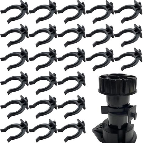 30 pièces Attache Plinthe Cuisine Fixation Plinthe Cuisine Clip Plinthe Cuisie Support de Clip de Fixation Pied Meuble Cli pour Plinte pour Canapés