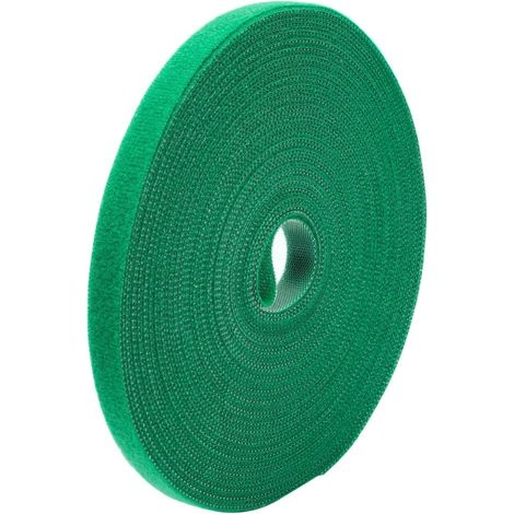 Wiederverwendbares Gartenband 12 mm x 5 m, flaches Nylonband zum Anbinden von Kletterpflanzen, Tomaten, Bäumen und Sträuchern.