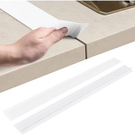2 pièces de profil de jonction pour plans de travail de cuisine, remplissage de lacunes pour plan de travail de cuisine, bande de joint pour plan de travail, bande de finition pour plan de travail de (1/5)