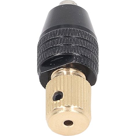 Mandrin de perceuse à 3 mors, outil rotatif, pince autoserrante, rallonge pour lignes droites, jeu de clés hexagonales, trou de 2,0 mm (1/5)