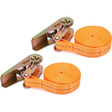Sangle d'arrimage à cliquet robuste et portable, réglable, pour bagages, 3 m / 9,8 pi (1/5)