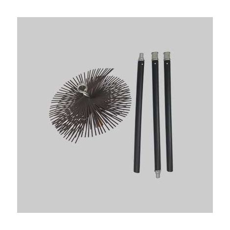 Kit pulizia camino ideal star 250 cm