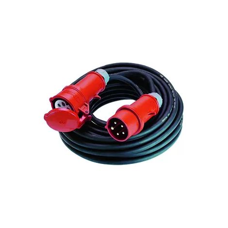 Bachmann 0165025 Strom Verlängerungskabel 16 A Schwarz 5.00 m H07RN-F 5G 1,5 mm² für Außenbereich g (1/2)