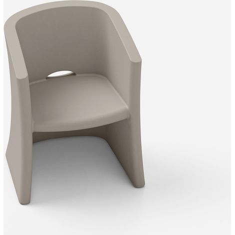 Poltrona da giardino in polietilene arredo esterno Breeze - Beige (1/3)