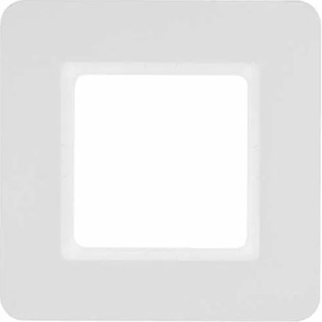 Plaque de finition Berker 10126189 thermoplastique blanc