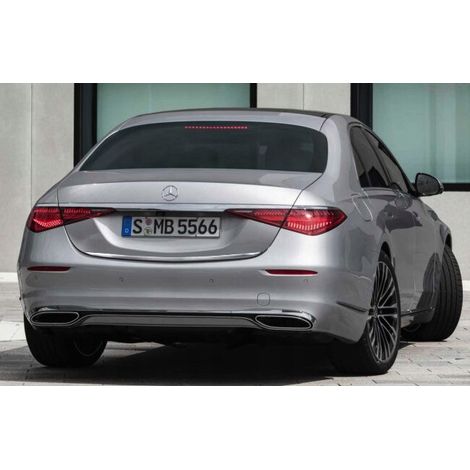 Molduras cromadas del portón trasero del Mercedes Clase S W223 2020+ (1/5)