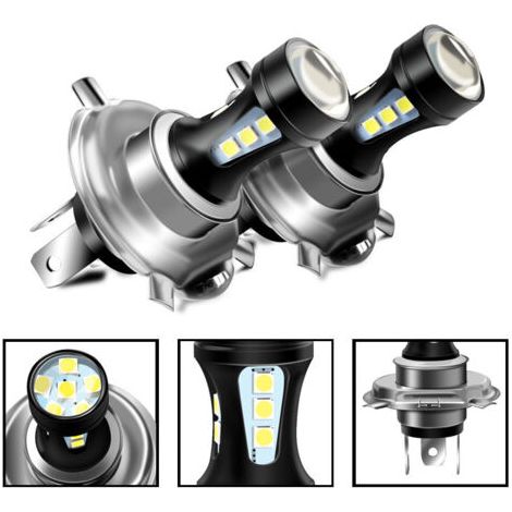 royaluxe-Lot de 2 H7 Ampoule Led Feux Anti Brouillard DC 12V 950lm Pur Blanc 6000K Ampoules LED feux de jour pour Replacer Halogène H7 LangRay (1/5)