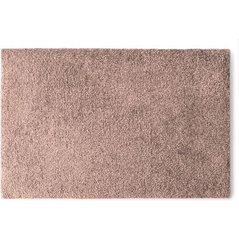 Paillasson Domenico Tapis de propreté élégant et pratique Beige clair 50 x 80 cm (1/5)