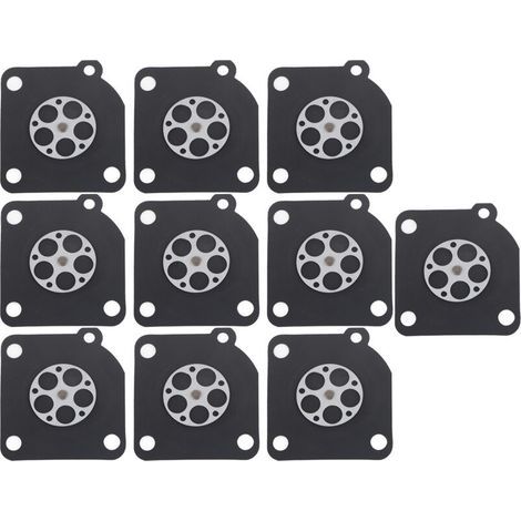 Kit de juntas de diafragma para carburador, repuestos para motosierra ZAMA 180 S210 MS230 MS250, 10 piezas/juego (1/5)