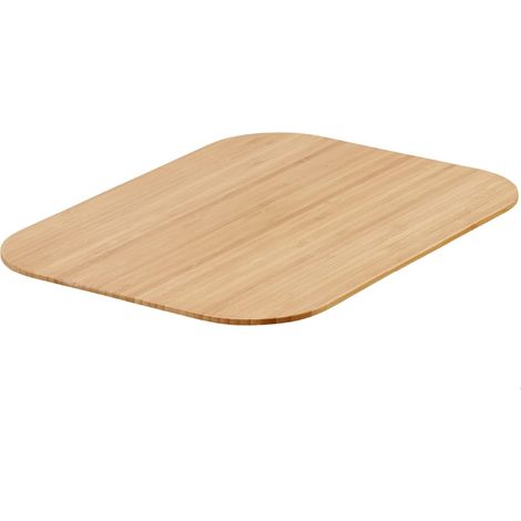 Couvercle en Bambou pour Boite de Rangement Plastique - Convient à nos Paniers en Plastique Recyclé 6L, 10L, 13L - Empilable - Taille Unique L 38 x l 28 x H 1 cm (1/5)