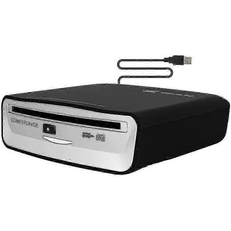 Lecteur CD externe universel compatible avec les voitures, lecteur CD portable se branchant sur le port USB de la voiture, ordinateur portable, TV. KFWHBYV (1/4)