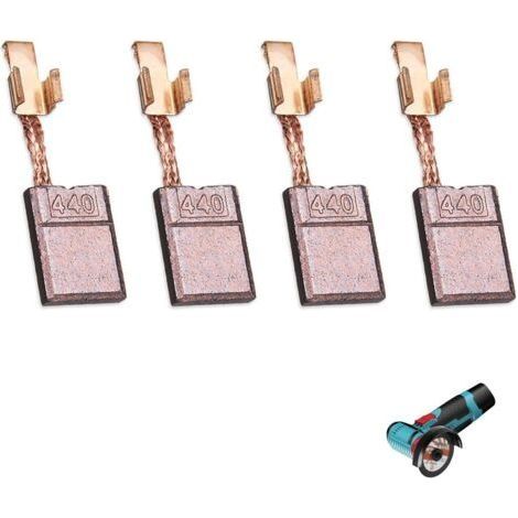 4Pcs Carbon Brushes for CB440 for Drill Driver, Carbon Brush Copper 18V 14.4V, Replacement for Drill Motor and Screwdriver for CB440 CB448 DDF456 DHP456 BDF452 DTD14 (1/5)