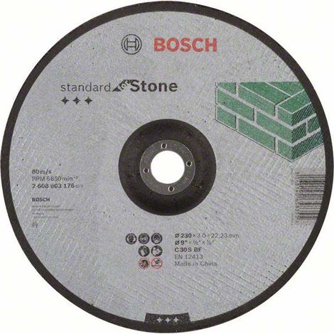 Bosch Accessories 2608603176 2608603176 Trennscheibe gekröpft 230 mm 1 St. Stein (1/5)