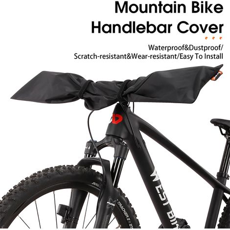 Housse de protection pour guidon de vélo, étanche à l'eau et à la poussière, pour l'entretien du vélo de route, équipement de protection pour l'équitation en plein air (1/5)