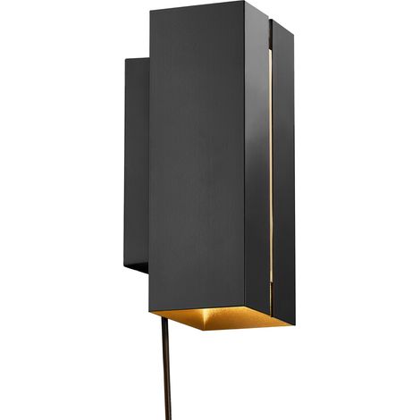 Applique murale CURTIZ Aluminium Matt noir, H.18 - IP20 - LED Module /Nordlux Intérieur (1/4)