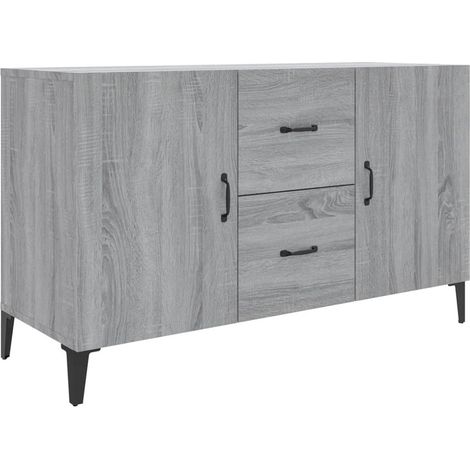 Credenza buffet cassettiera mobile contenitore organizer cucina soggiorno salonsonoma 100 x 36 x 60 cm pannelli compositi grigio 020036258
