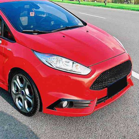 1 pair of gloss black trim pieces for the front windshields of the 2012-2017 Ford Fiesta ST MK6