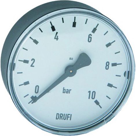 Manometer Syr G 1/4" 0-10bar für Drufi DFR/DFF
