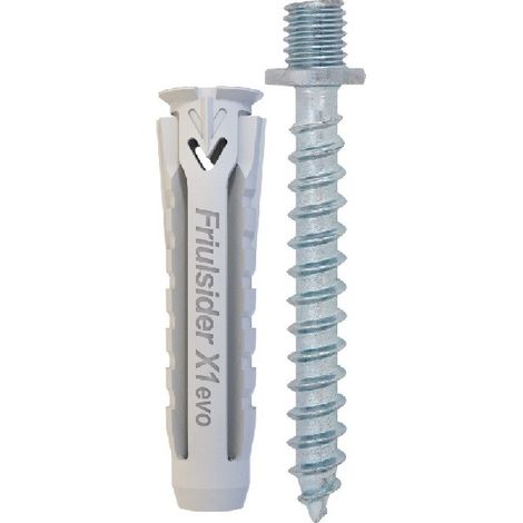 Tassello 'X1 Evo' 100 Pz. Vite Doppio Filetto mm. 6X30 (1/5)