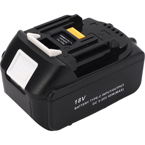 Lampe horizontale Makita 18V compatible BL1830 BL1840 BL1850 BL1860, batterie intégrée 5.0Ah, charge USB-C (1/5)
