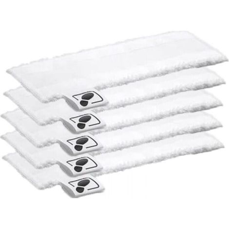 Lot de 5 Tampons en Tissu Microfibre pour Nettoyeur Vapeur EasyFix SC2 SC3 SC4 SC5 (1/4)