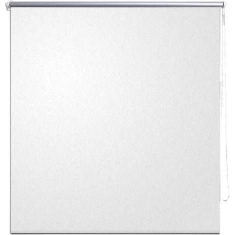 Store enrouleur occultant, Store jour nuit, Rideau occultant Isolant et Thermique 160 x 230 cm blanc MAE9407 (1/4)