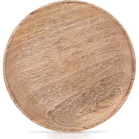 Mango Wood Serving Platter, 20 cm Round (1/5)