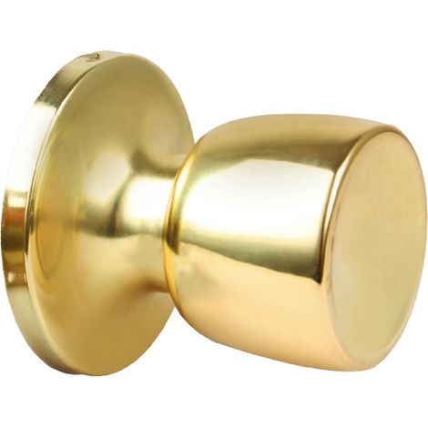 Pomo tirador puerta handlock tubular latón brillo