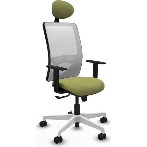 Silla de oficina piqueras y crespo Zulema blanco espuma alta densidad (1/2)